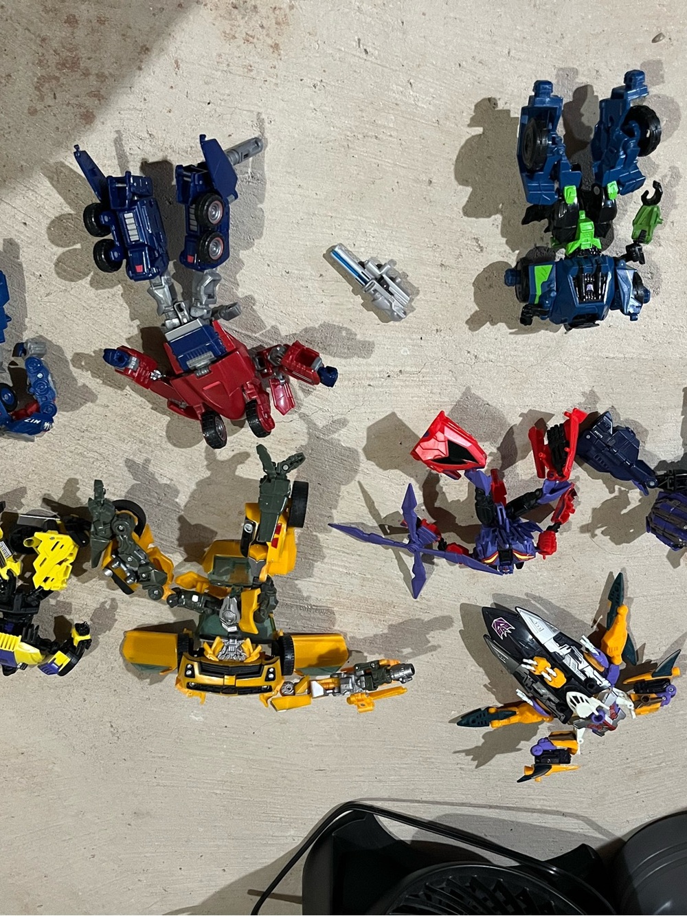 Lot of TRANSFORMERS toys
